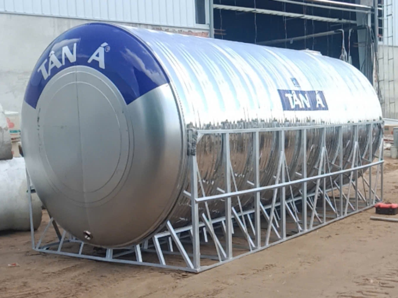 Bồn nước inox công nghiệp 20000L ngang 20 khối